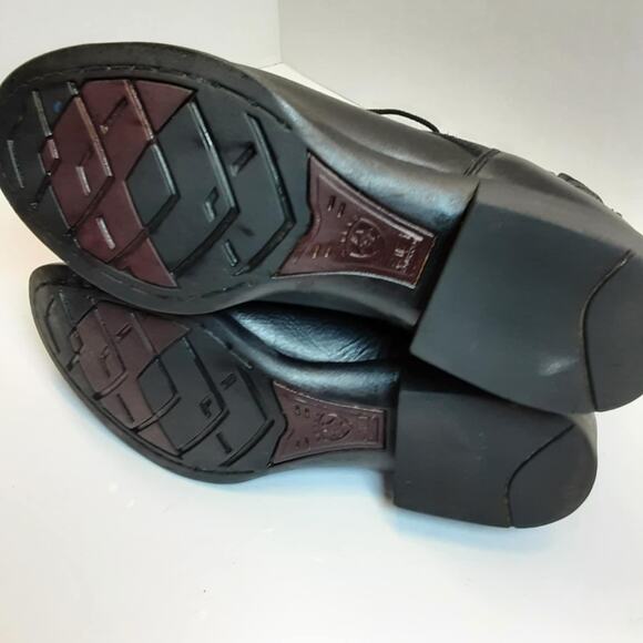 Ariat Black Leather Lace-Up Boots - Picture 8 of 8